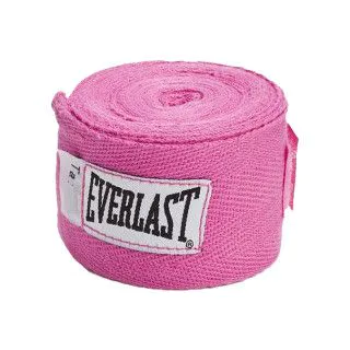 Бинти боксерські Everlast Hand Wraps 3 м рожеві