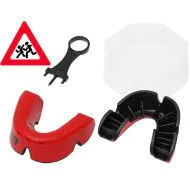 Детская капа OPRO Junior Silver UFC red