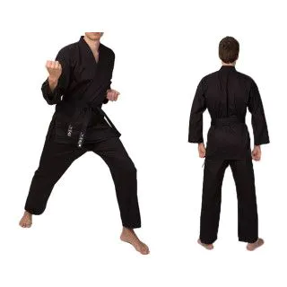 Кімоно карате чорне MATSA (240г)