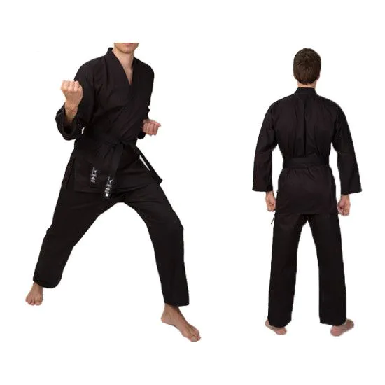 Кімоно карате чорне MATSA (240г)