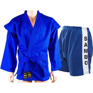 Форма для самбо Mizuno синя