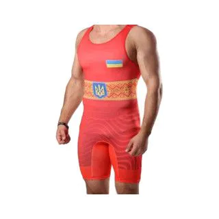 Трико для боротьби WRESTLER APPROVED UWW red