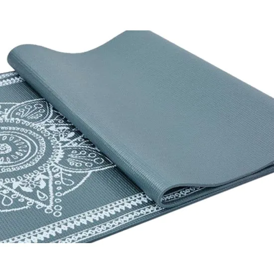 Килимок для занять Yoga mat FLOWER PVC 4 мм
