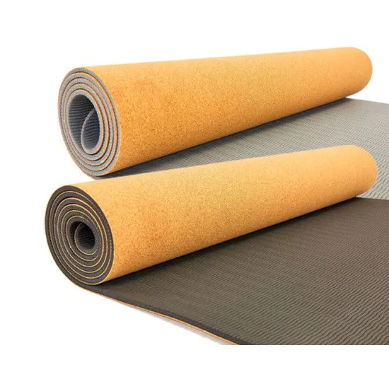Килимок для йоги TPE корковий 5 мм Yoga mat