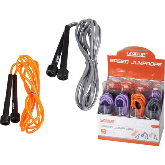 Скакалка LiveUp PVC JUMP ROPE тубус