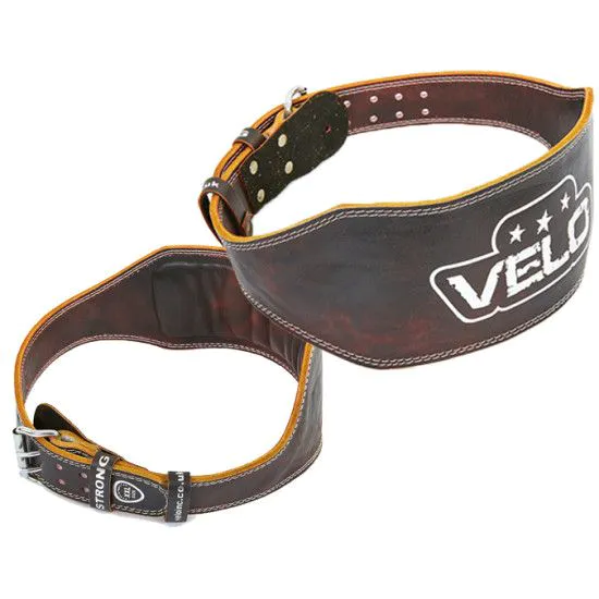 Пояс атлетичний шкіряний VELO 15см