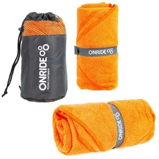 Рушник мікрофібра ONRIDE Dry orange 120 х 60 см (махровий)