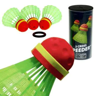 Набір воланів для швидкісного бадмінтону Speedminton Tube Crosspack Set (3 шт)