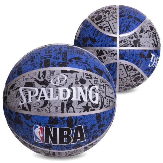 М'яч баскетбольний SPALDING NBA GRAFFITTI Outdoor 83176Z size 7