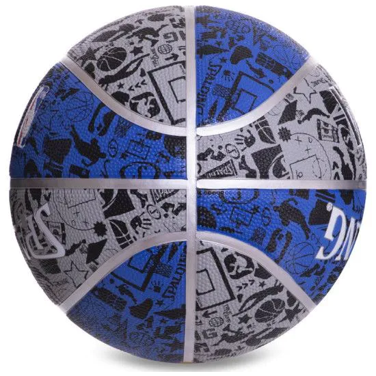 М'яч баскетбольний SPALDING NBA GRAFFITTI Outdoor 83176Z size 7