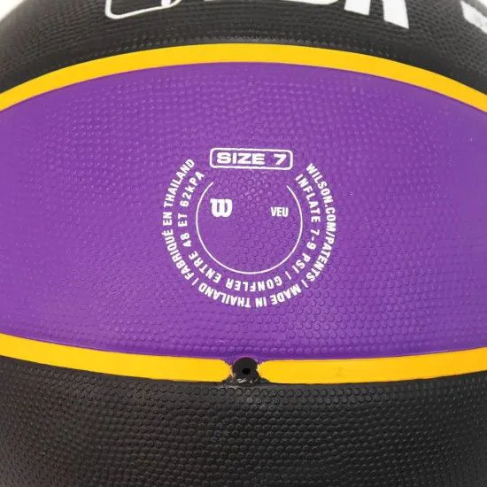 М'яч баскетбольний Wilson NBA Team Tribute Los Angeles Lakers 295 Size 7