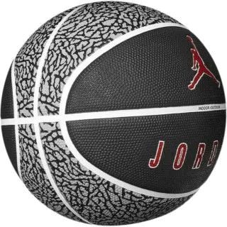 М'яч баскетбольний Nike JORDAN PLAYGROUND 2.0 8P DEFLATED WOLF GREY/BLACK/WHITE/VARSITY RED size 7