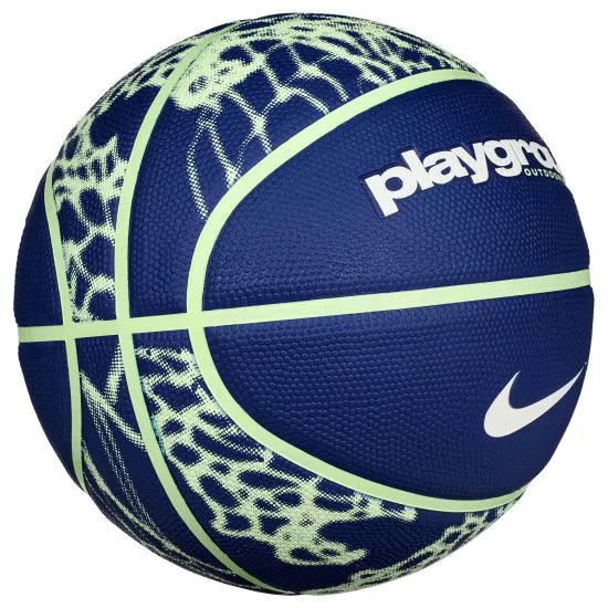 М'яч баскетбольний Nike EVERYDAY PLAYGROUND 8P GRAPHIC DEFLATED DEEP ROYAL BL/VAPOR GREEN/WH розмір №7 