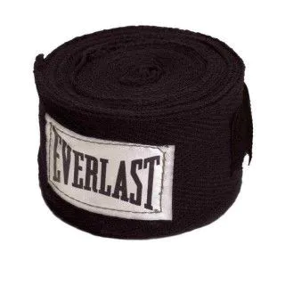 Бинти боксерські Everlast Classic Hand Wraps 3 м чорні