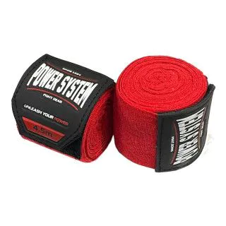 Бинти для боксу Power System PS-3404 Boxing Wraps 4,5 m червоні