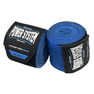 Бинти для боксу Power System PS-3404 Boxing Wraps 4,5 m сині