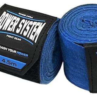 Бинти для боксу Power System PS-3404 Boxing Wraps 4,5 m сині