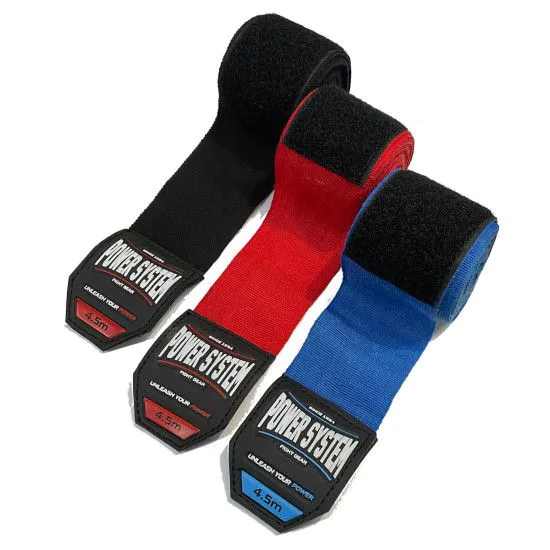 Бинти для боксу Power System PS-3404 Boxing Wraps 4,5 m червоні