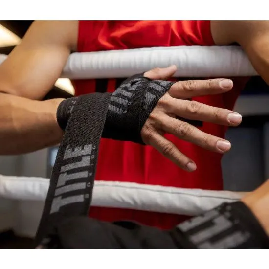 Бинты боксерские TITLE Boxing Power-Flex Elite 180" Black 4.5 м
