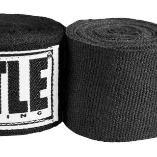 Бинти боксерські  TITLE Boxing Mexican Style 180" Black 4.5м