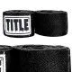 Бинты боксерские TITLE Boxing Traditional Weave 180" Black 4.5м