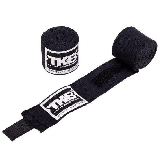 Бінти боксерські TOP KING Hand Wraps 4 м чорні