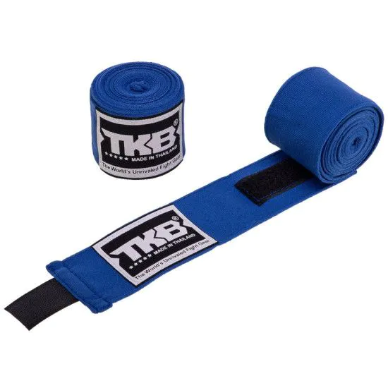 Бінти боксерські TOP KING Hand Wraps 4 м сині