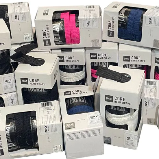 Бинти боксерські Everlast Core Boxing Hand Wraps 3 м чорні