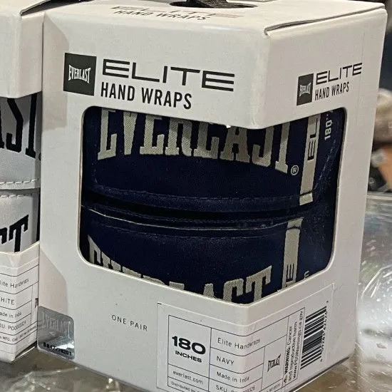 Бінти боксерські Elite Hand Wraps 4,55 m сині