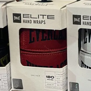 Бінти боксерські Elite Hand Wraps 4,55 m червоні