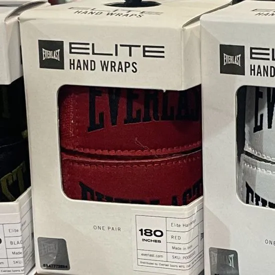 Бинты боксерские Elite Hand Wraps 4,55 m красные