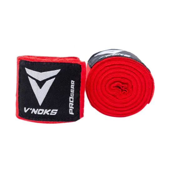 Бинти боксерські V`Noks 4,5 m Red еластичні