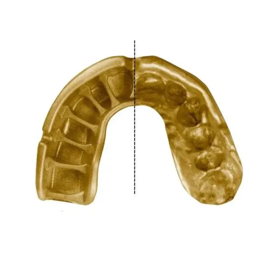 Капа OPRO Gold Grillz Black/Gold (art.102504012) 