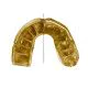 Капа OPRO Gold Grillz Black/Gold (art.102504012) 
