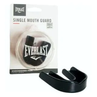 Капа Everlast SINGLE MOUTH GUARD чорна в футлярі