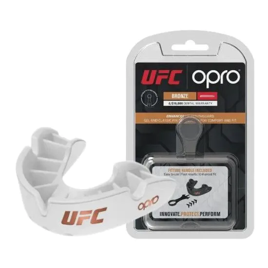 Дитяча капа OPRO UFC Bronze (до 11 років) White (ufc.102513003) 