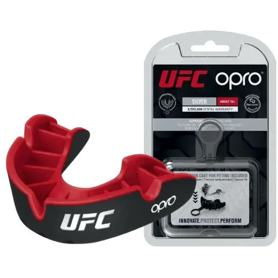 Капа OPRO Silver UFC Black/Red (ufc.102514001) 
