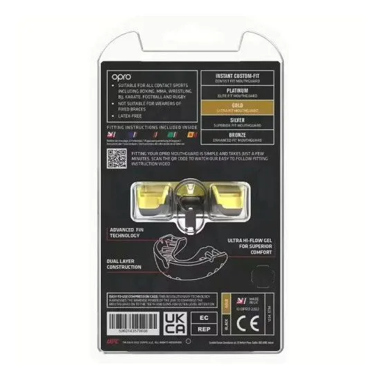 Капа OPRO Gold UFC Black/Gold (art.102516001)