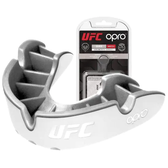Капа OPRO Silver UFC White/Silver (ufc.102514003)