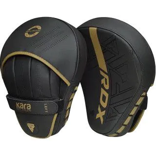 Лапи боксерські RDX F6 KARA Matte Golden