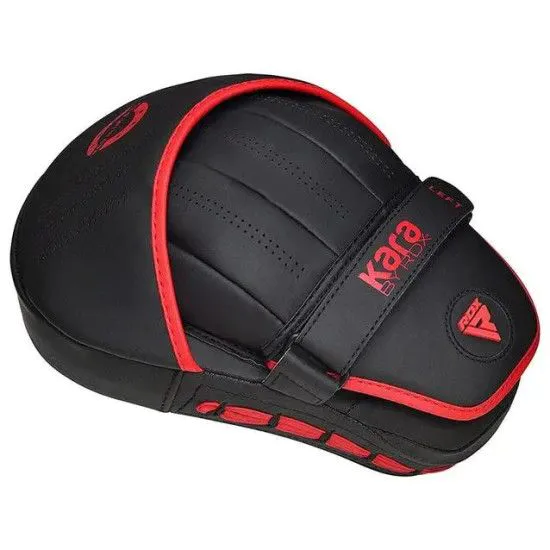 Лапы боксерские RDX F6 KARA Matte Red 