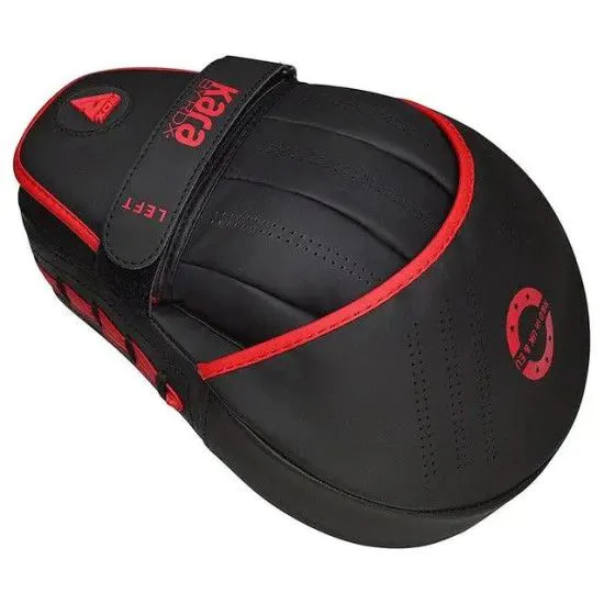 Лапы боксерские RDX F6 KARA Matte Red 