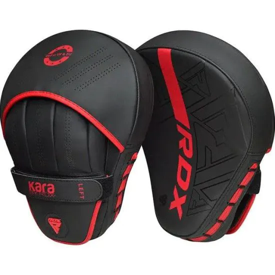 Лапы боксерские RDX F6 KARA Matte Red 
