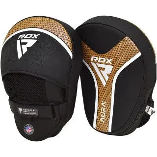 Лапи боксерські RDX FOCUS PAD AURA PLUS T-17 Black Golden 