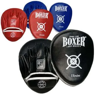 Лапи боксерські гнуті Boxer NEW вініл