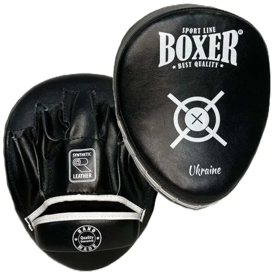 Лапы боксерские гнутые Boxer NEW винил