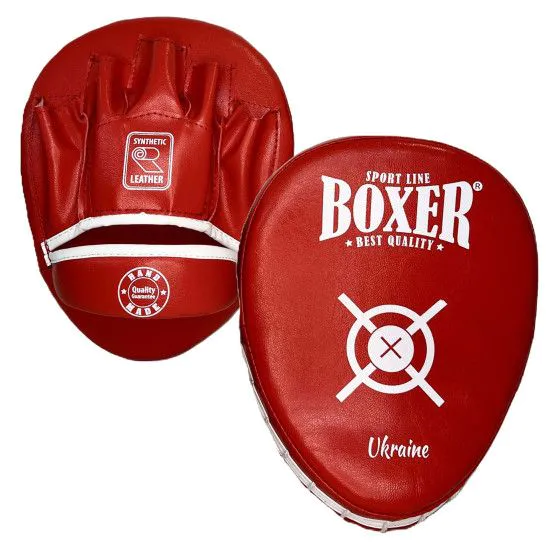 Лапы боксерские гнутые Boxer NEW винил