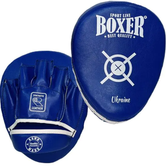 Лапы боксерские гнутые Boxer NEW винил