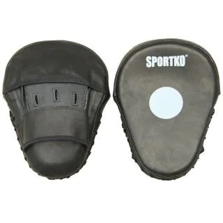 Лапи боксерські гнуті Sportko шкіра