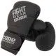 Рукавички боксерські CORE FIGHT GEAR чорні (10-12 oz)